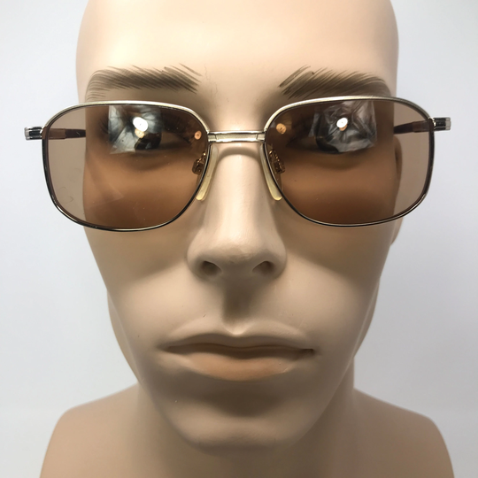 Vintage Specsavers Emery Eyeglasses Glasses Frame Gold Brown Square Used Eyeglass Frames Retro