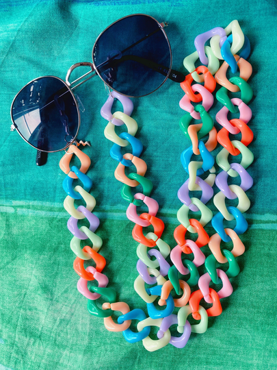 Chunky Sunglasses Chain/Mask Necklace