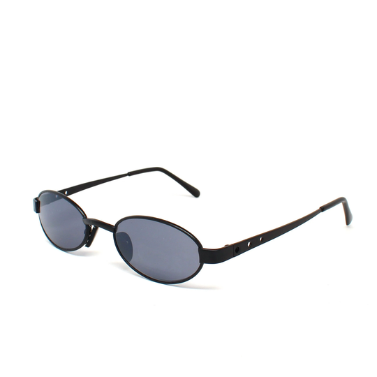 Authentic Vintage 90S Made Oval Black Wire Frame Sunglasses