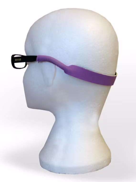 Girls/Boys Childs Purple Neoprene Sunglasses Glasses Head Band Strap Cord Retainer