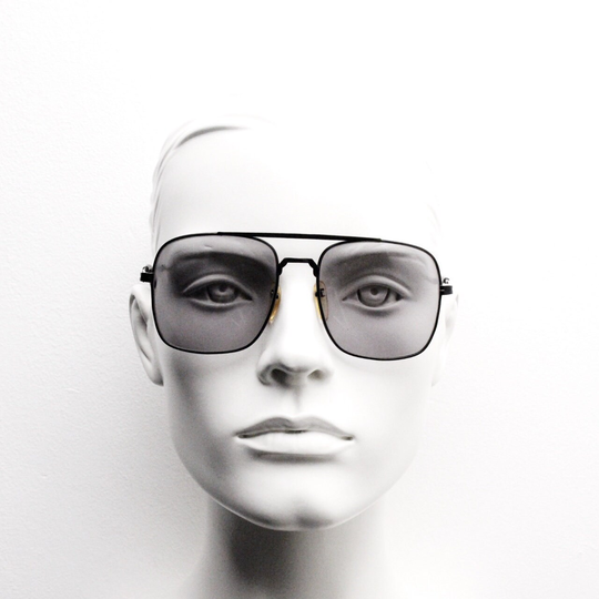 Vintage 70S Square Aviator Sunglasses. Men's Metal Frame Aviators With Extra Light Tone Real Glass Lenses. 80S. Pilot, Teardrop