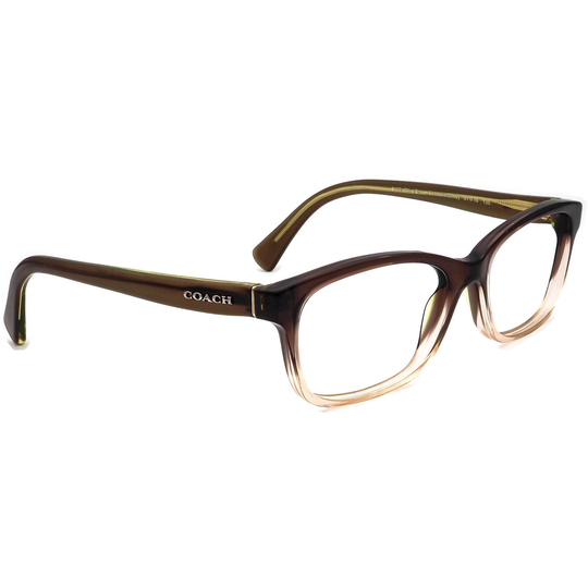 Coach Eyeglasses Hc 6089 5400 Olive Brown Gradient/Olive Frame 51[]16 135