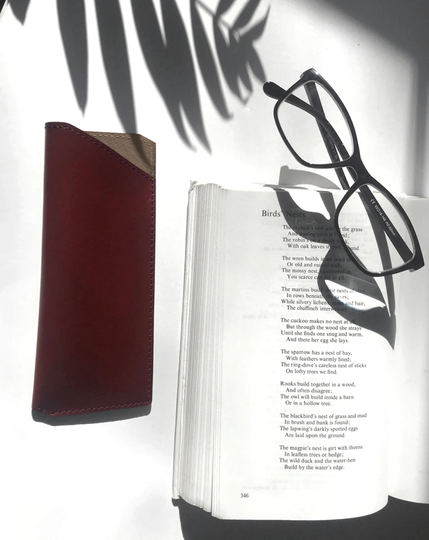 Glasses Leather Case, Sleeve, Reading Spec Cover