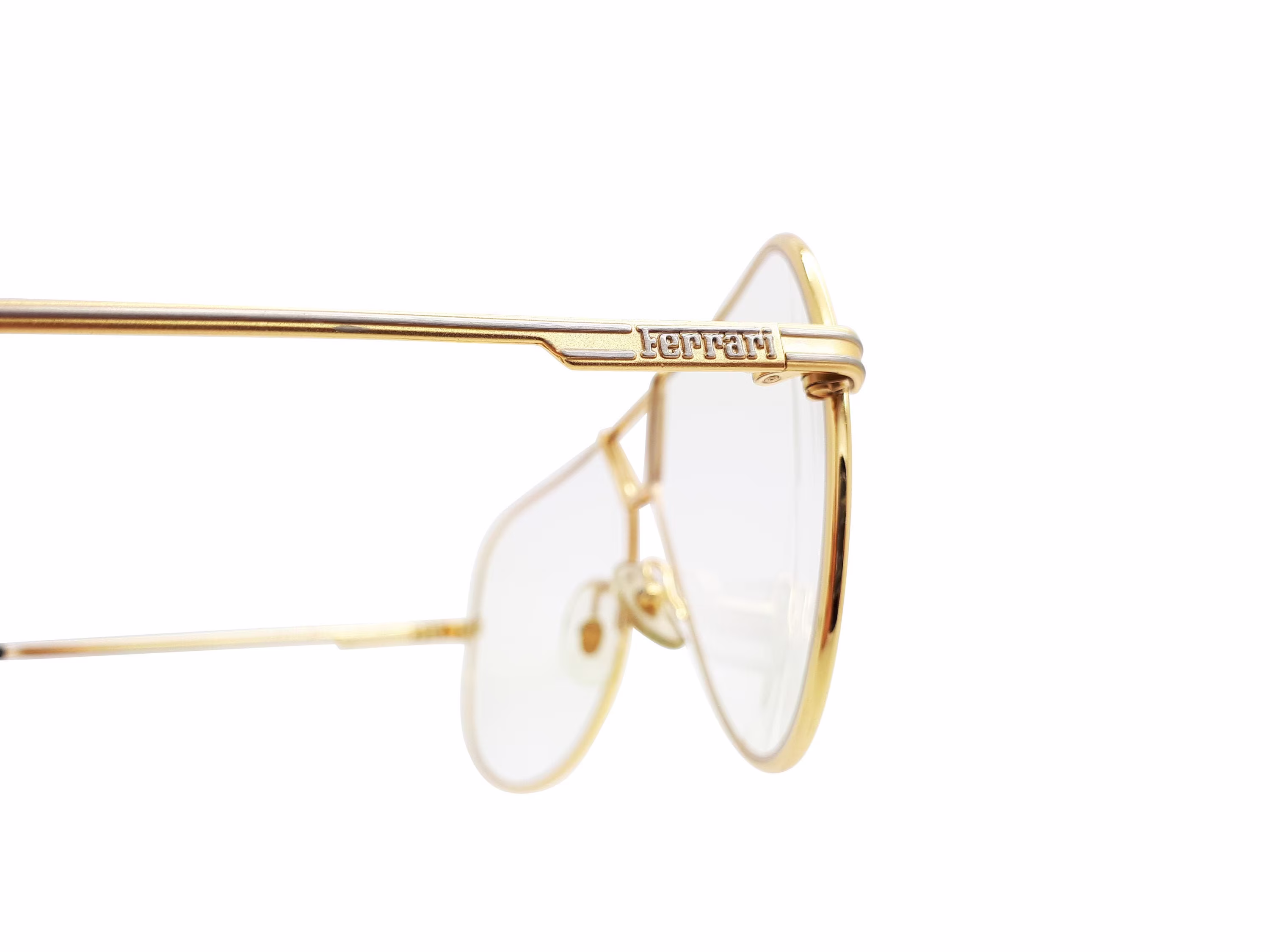 Vintage Ferrari F28 509 80S Aviator Glasses Frames // 1980S Designer Eyeglasses