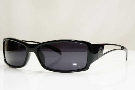 Gucci Mens Vintage 1990 Designer Sunglasses Black Rectangle Gg 1486 Ar7 26621