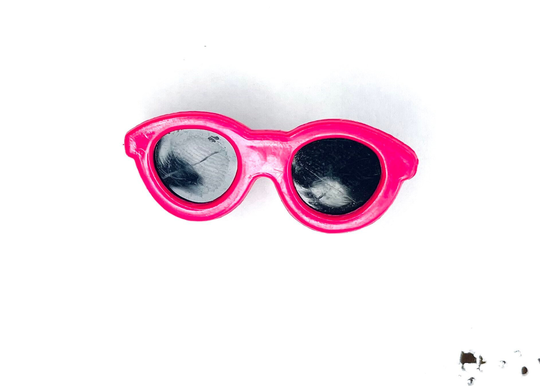 Sunglasses Pin | Vintage Plastic Beach Button Retro 80S Summer