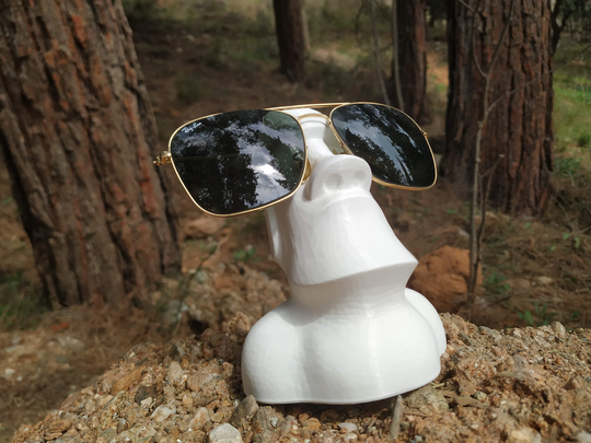 Glasses Stand, 3D Printed, Moai, Easter Island Statue
