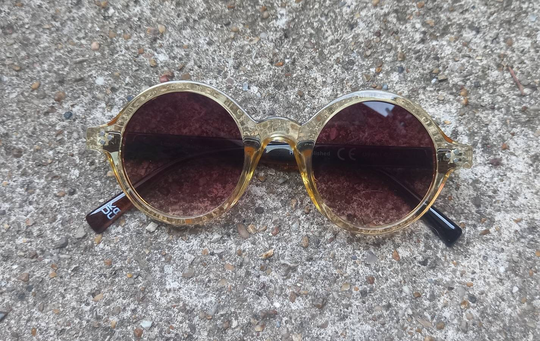 Sunglasses Clear 1920S 1930S 1940S Round Style