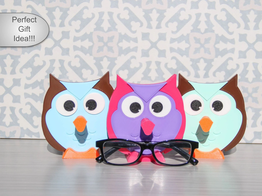 Owl Eyeglasses Holder, Glasses Stand, Unique Gift Idea