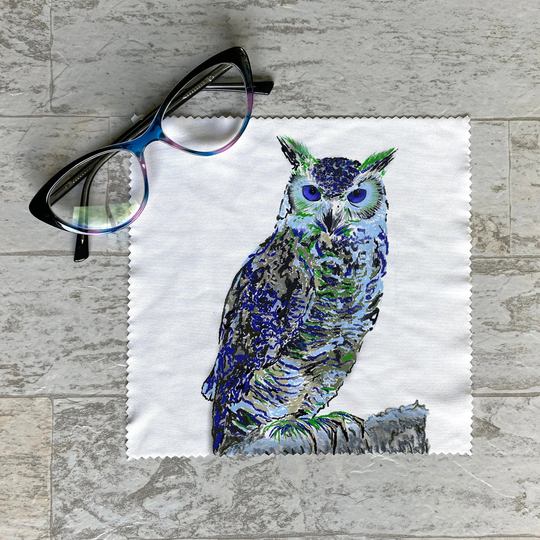 Owl Eyeglass Cleaner Lens Cloth/Phone Eyewear Cloth Microfiber Cleaning