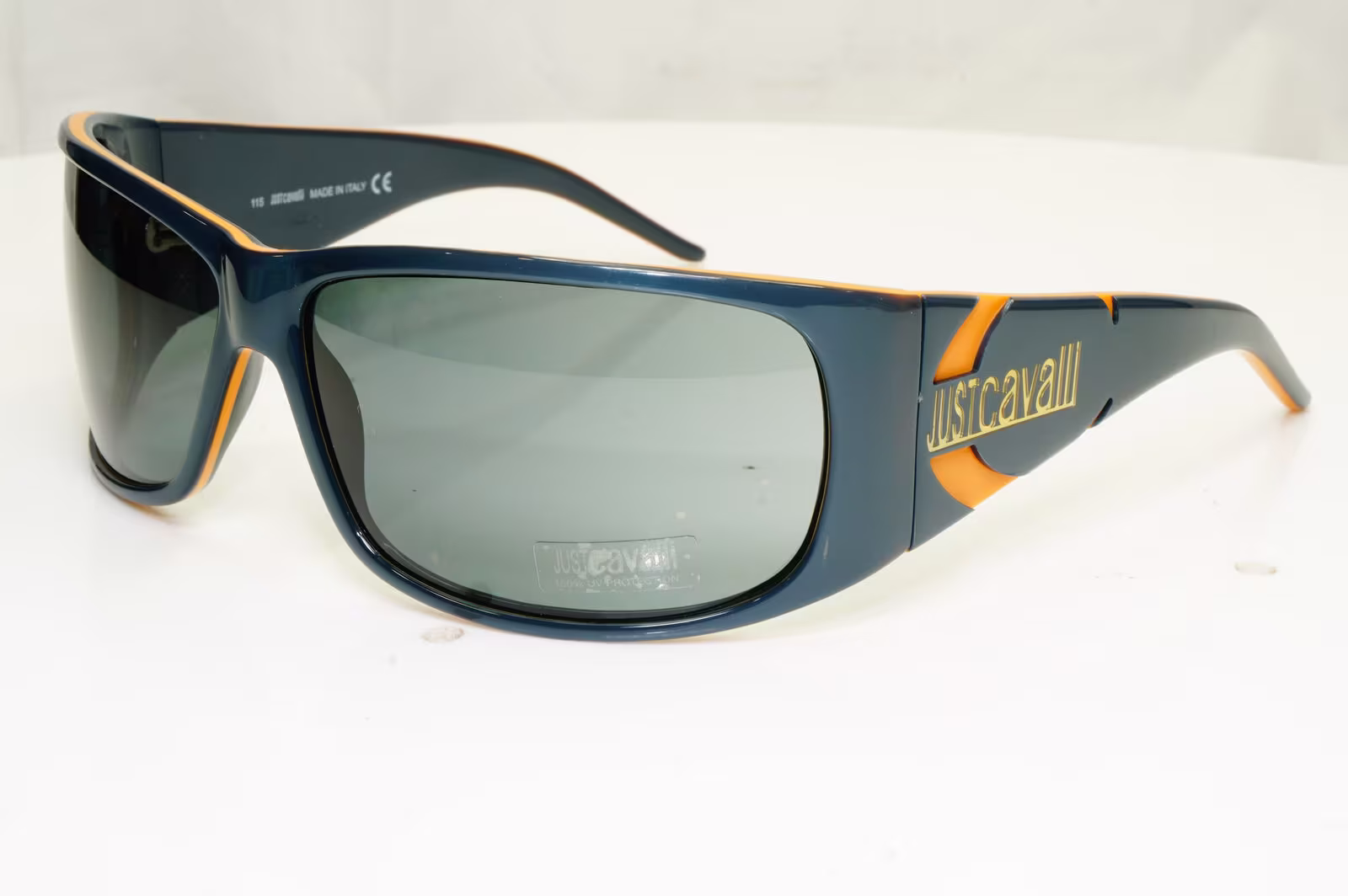 Authentic Just Cavalli Mens Womens Vintage Sunglasses Blue Js 12S 887 35043