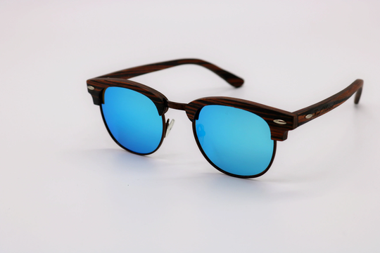 Ebony Frame Half Wood Sunglasses Prescription Glasses Groomsmen Proposal Eye Frames