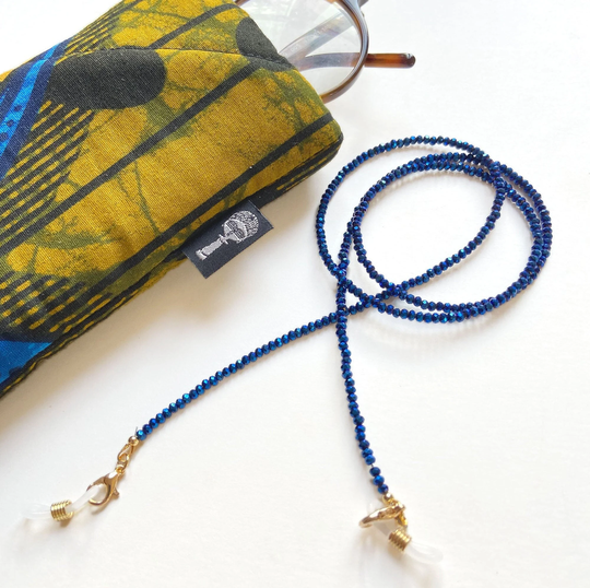 Crystal Beads Glasses Cord, Sunglasses Or Eyeglasses Chain, Various Colors