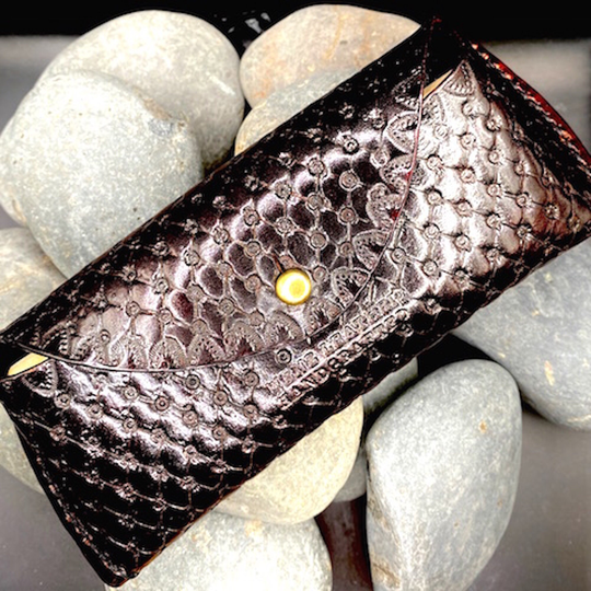 Handcrafted Leather Eye Glasses Case