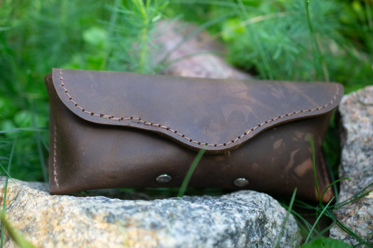 Monogrammed Leather Case For Sunglasses, Eyeglass Case, Sunglasses Box, Custom Soft Eyeglasses Glasses