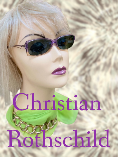 Vintage Christian Rothschild 80's Glam Sunglasses