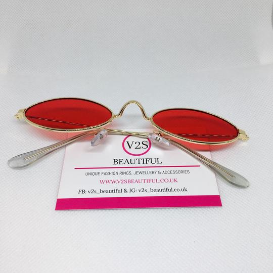 Oval Sunglasses, Unisex Y2K Y2K Accessories, 1999S & 2000S Fashion Style Glasses, Retro Small
