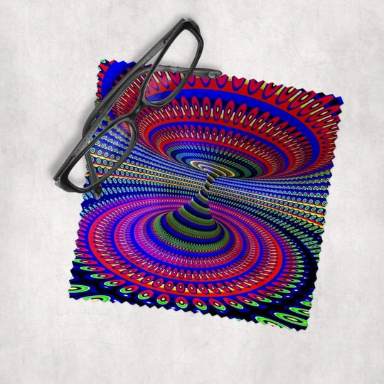 Trippy Tornado - Microfiber Lens Cleaning Cloth For Eyeglasses, Cameras, Smartphones & All Screens
