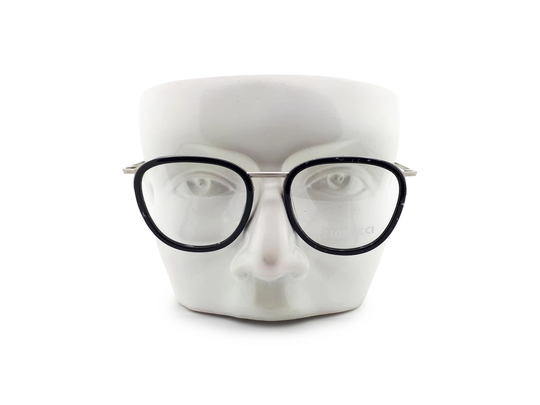 Vintage Fiorucci Metalflex 8 Black 80S Glasses Frames // 1980S Designer Eyeglasses