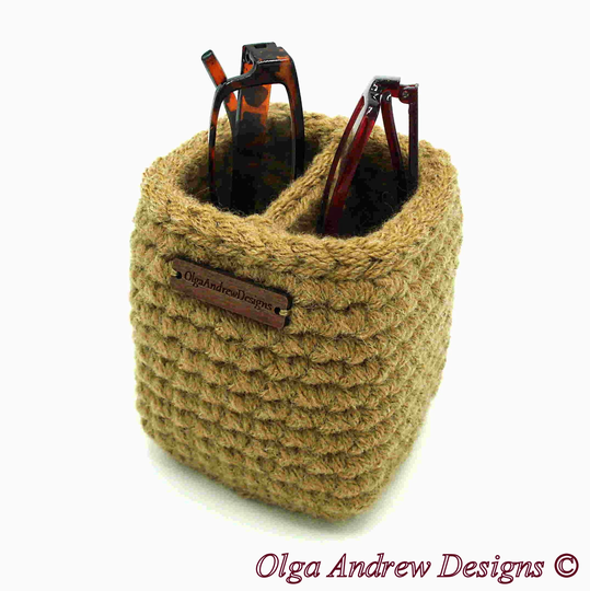 Small Square Divided Eyeglass Holder, Multiple Glasses Holder Stand, Double Stand Holder, Divided Organizer, Olgaandrewdesigns