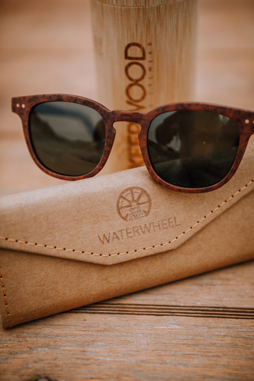 Handmade Wood Sunglasses, Unisex Vintage Sunglasses With Polarized Lenses