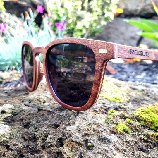 Personalized Wooden Sunglasses, Engraved Unisex Eco Friendly Sunglasses For Women & Men With Polarized Lenses