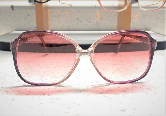 Vintage 1980S Women's Oversized Sunglasses With Custom Made Gradient Lenses Your Choice Of Frame Color Size 56-18-140 Or 54-18-140