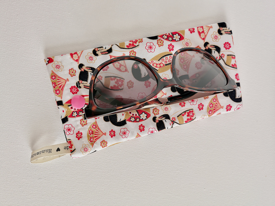 Glassses Case .soft Glasses Pouch. .fabric Case