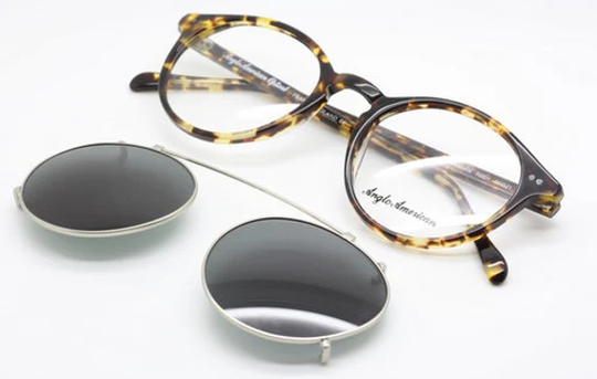 Anglo American 406 Tortoiseshell & Yellow Acetate Classic Panto Glasses Frames With Or Without Matching Sun Clip Aa Tosh | B37