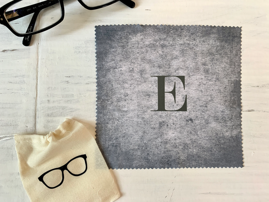 Cleaning Cloths, Set Of 2, Glasses Cleaning Cloth, Personalized Gift, Gray, Gift For Him, Cloth Kids