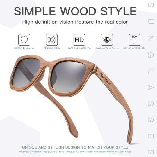 Walnut Wood Sunglasses Layer Oversized Prescription Glasses Groomsmen Proposal Eye Frames