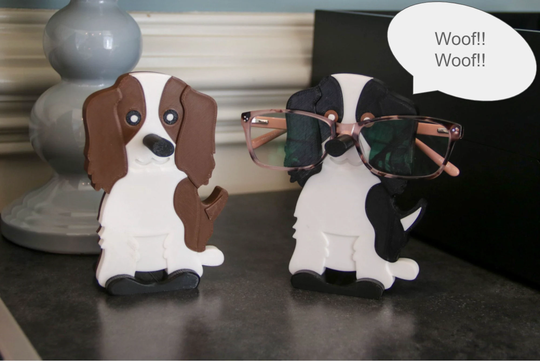 Spaniel Eyeglasses Holder, Dog Glasses Stand, Unique Gift Idea