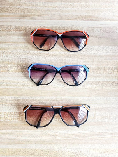 Aldo Navarro Italy Vintage Sunglasses 1980S Gipierre 3 Colors