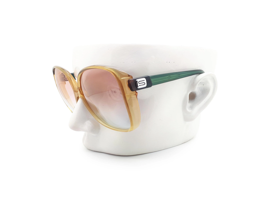 Vintage Silhouette Eyewear Mod 614 Col 442 70S Oversized Sunglasses // 1970S Designer