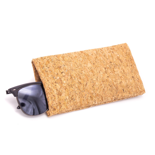 Cork Sunglass Case Pouch Vegan Leather Storage Glasses Holder