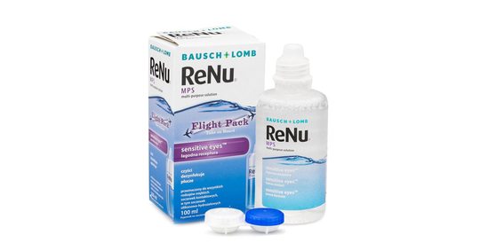 ReNu MPS Sensitive Eyes Flight Pack 100 ml with case