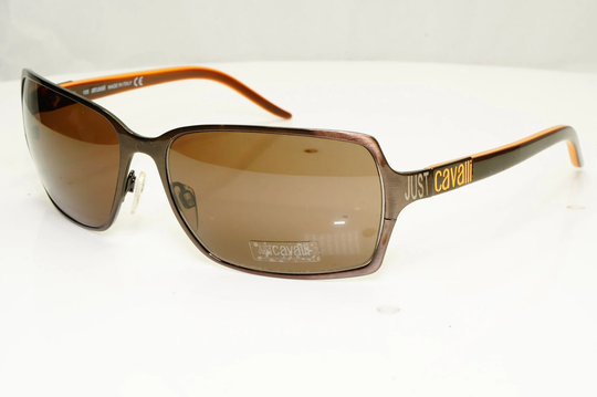 Authentic Just Cavalli Mens Womens Vintage Sunglasses Brown Jc 6S 572 34776