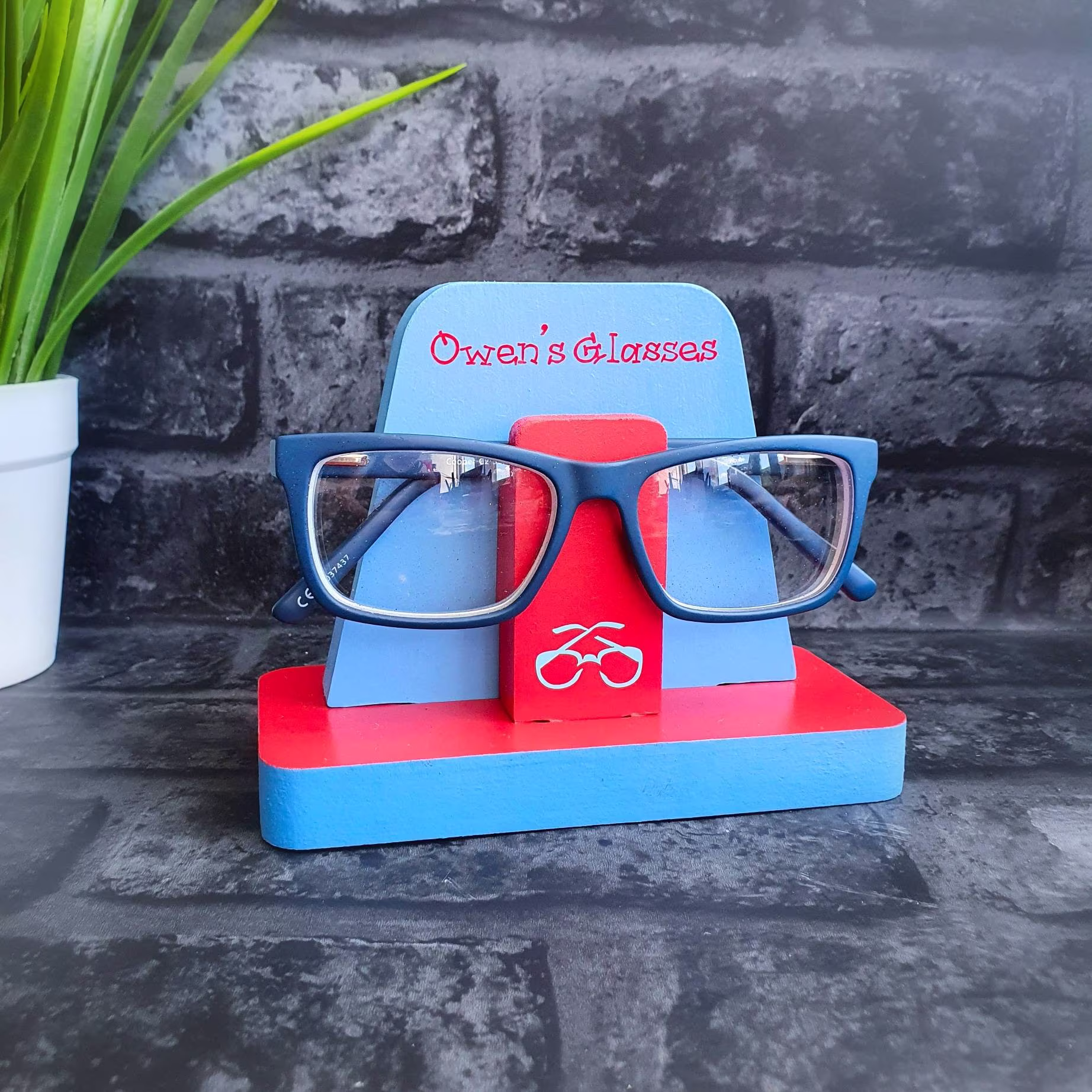 Desk Eyeglass Holder For Glasses Stand Kids, Boys Christmas Gift Nephew, Stocking Filler Kids Birthday Boy Age 8
