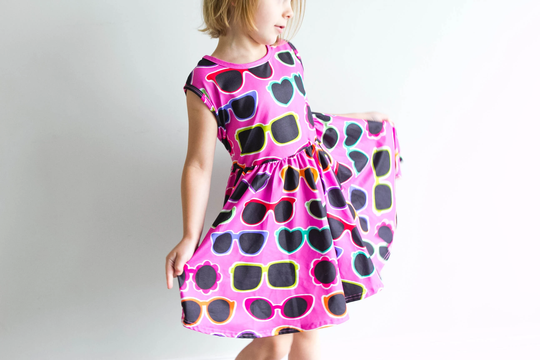 Sunglasses Twirl Dress
