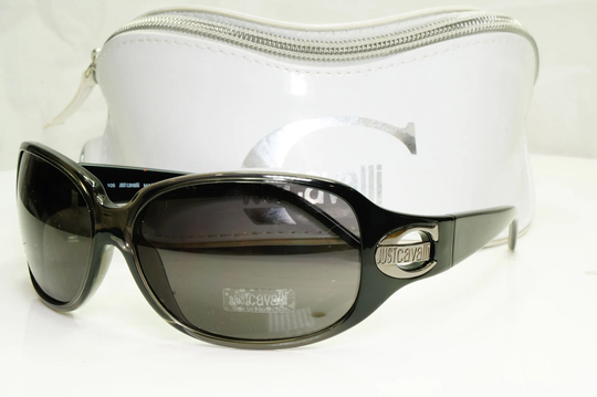 Authentic Just Cavalli Womens Vintage Sunglasses Black Jc 35 956 34327