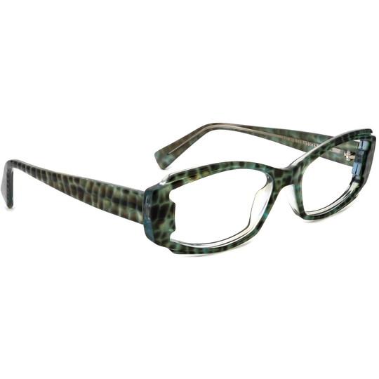 Jean Lafont Eyeglasses Litote 395 Green Frogskin Frame France 50[]14 138