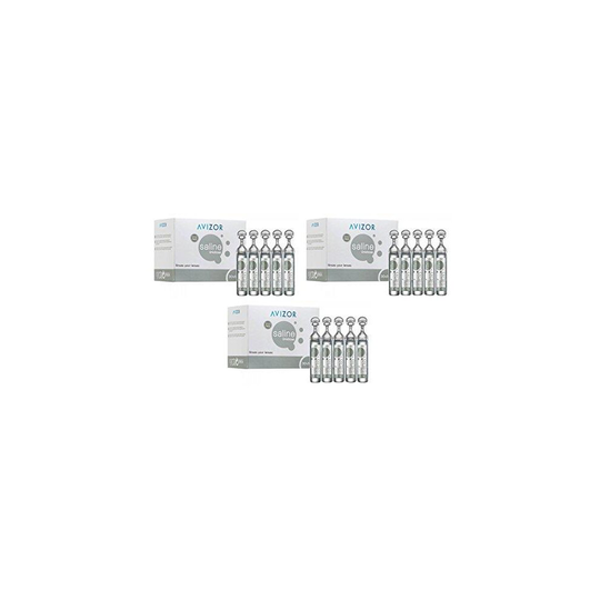 Unidose Saline by Avizor 30 x 5ml X3 Pack