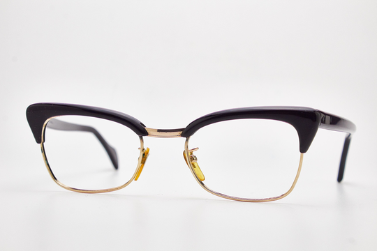 Vintage Glasses Metalvista 1/10 12K.g.f Gold Plated Rx Frame Oval Retro Man Eyewear To Sunglasses Accessories