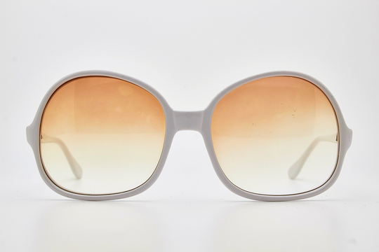 Vintage Sunglasses Woman Person Glasses White Frame Oversize Acetat Occhiali Da Sole Classis Eyewear Plastic