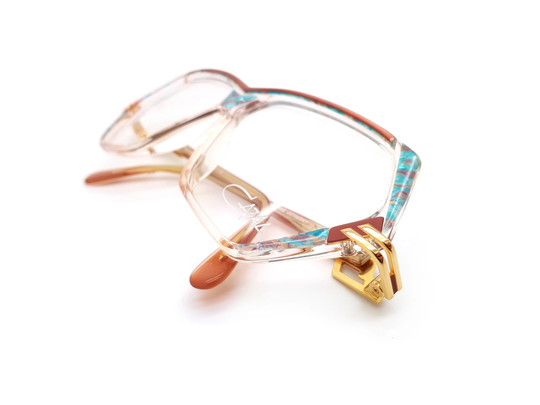 Vintage Cazal Mod 323 Col 632 80S Glasses Frames // 1980S Designer Eyeglasses