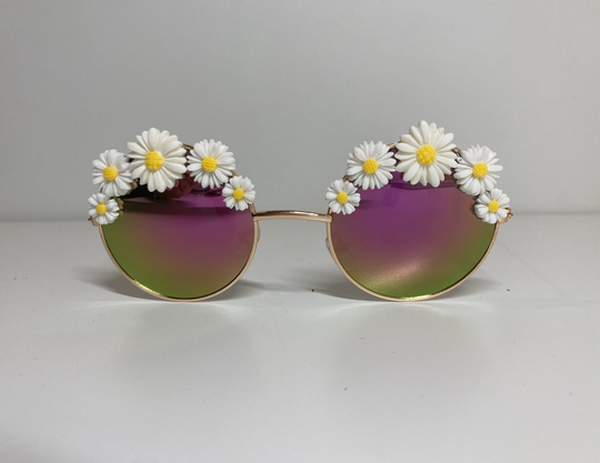 Kids Round Daisy Sunglasses