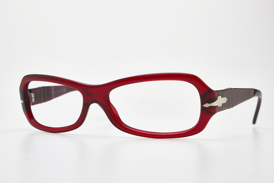 Glasses Persol 2807 Oval Red Acetat Eyewear Woman Frame Occhiali Sunglasses Classis Plastic