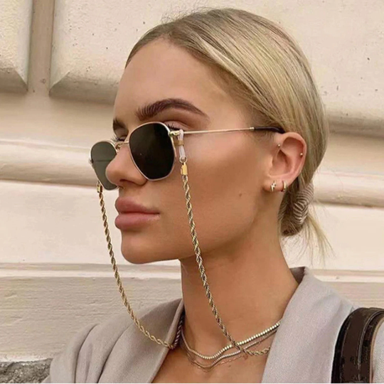 Gold Glasses Chain, Sunglass Eyeglass Chain For Glasses, Sunglasses Mask Holder