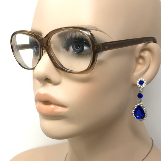 Vintage Hamilton Moon Light Eyeglasses Glasses Frame Brown Square Used Eyeglass Frames Retro