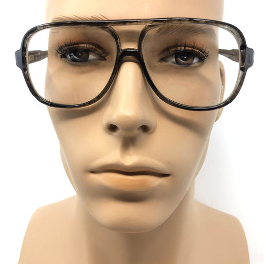 Vintage Pilot Eyeglasses Functional 4 Glasses Frame Grey Used Eyeglass Frames Retro
